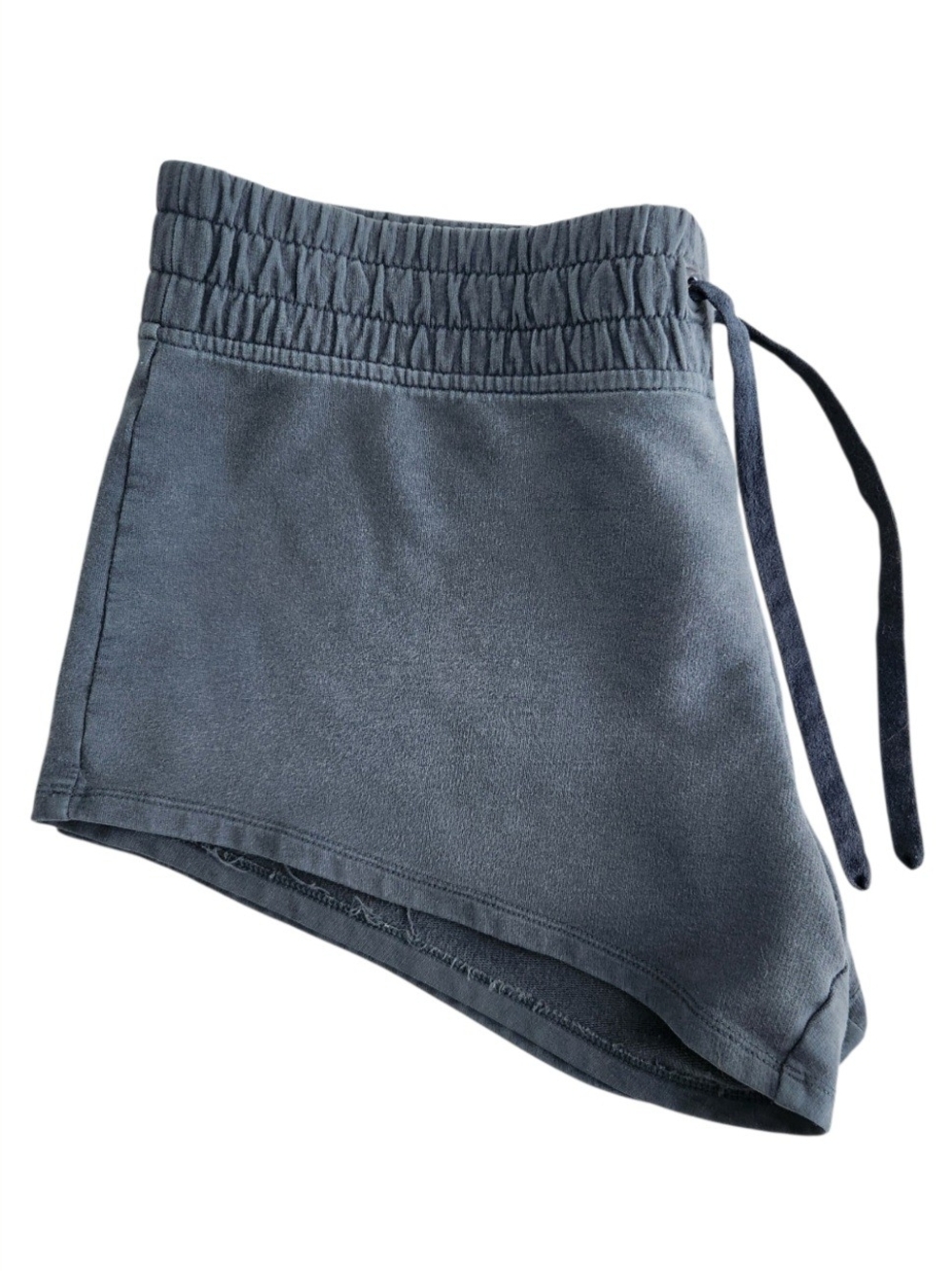 Victoria Sport Athleisure Fleece Drawstring Shorts Charcoal Size S Cheeky Bootie